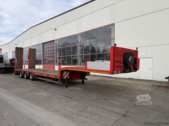 Semirimorchio ribassato Kässbohrer LB3E  3 Achs Satteltieflader, komplett überfahrbar