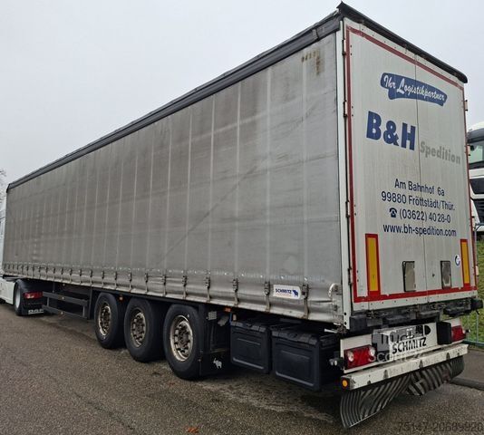 Ανοιχτό ημιρυμουλκούμενο με μουσαμά SCHMITZ CARGOBULL 3-Achs Tautliner Edscha Liftachse Lasi Code XL