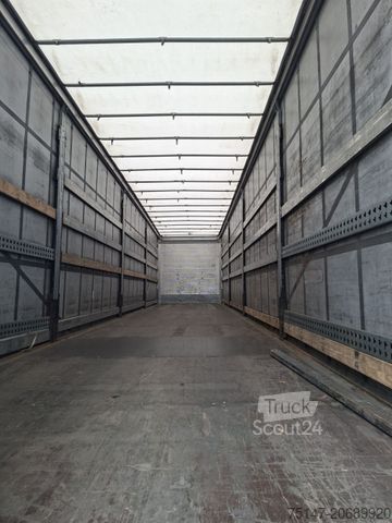 Ανοιχτό ημιρυμουλκούμενο με μουσαμά SCHMITZ CARGOBULL 3-Achs Tautliner Edscha Liftachse Lasi Code XL