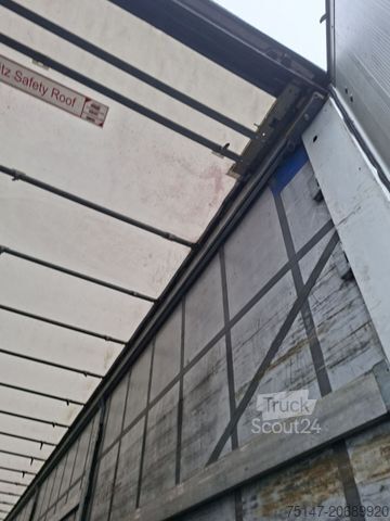 Ανοιχτό ημιρυμουλκούμενο με μουσαμά SCHMITZ CARGOBULL 3-Achs Tautliner Edscha Liftachse Lasi Code XL