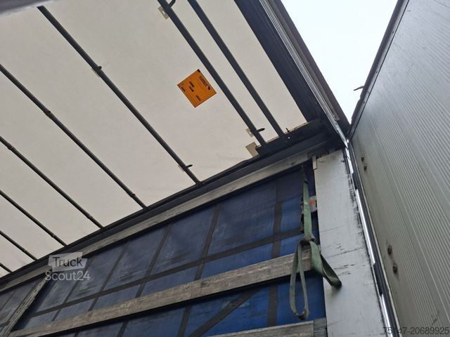 Ανοιχτό ημιρυμουλκούμενο με μουσαμά SCHMITZ CARGOBULL 3-Achs Megaliner Varios Edscha Hubdach Liftachse