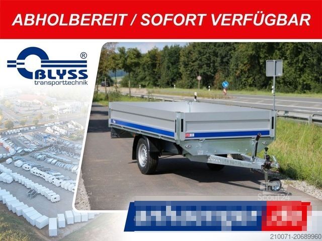 Avtoprikolica BLYSS Hochlader Anhänger 310x160x40cm 1350kg zGG