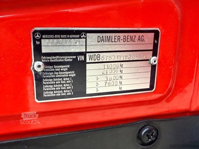 Tipper truck MERCEDES-BENZ 1117 4X2 Spring/Spring Tipper 6 Gear manual*New