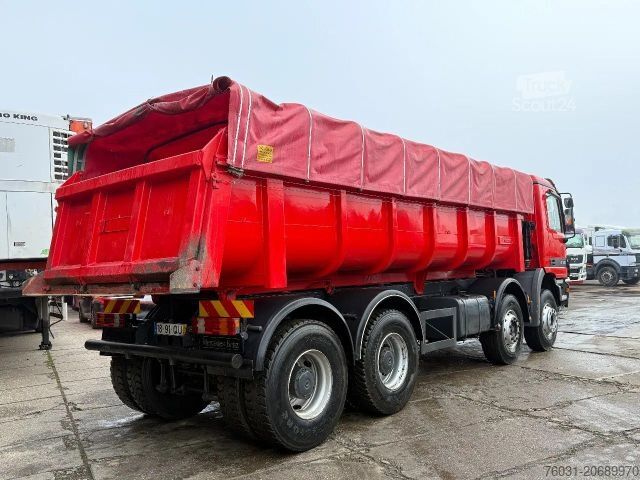 Tipper truck MERCEDES-BENZ Actros 4140 V6 8X4 Tipper Spring/Spring Man. Gea