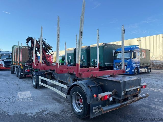 Houttransportwagen MAN TGS 26.440 6x4 Kurzholzzug Palfinger SägeGreifer