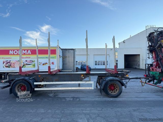 Houttransportwagen MAN TGS 26.440 6x4 Kurzholzzug Palfinger SägeGreifer