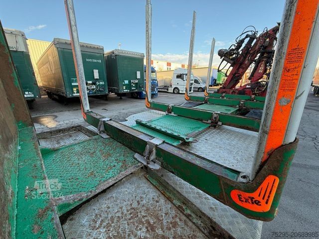 Houttransportwagen MAN TGS 26.440 6x4 Kurzholzzug Palfinger SägeGreifer