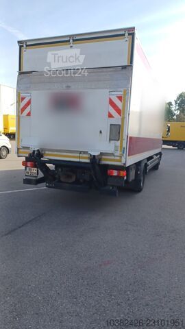 Mercedes-Benz Atego 1230 L, фургон із підйомником 1 500 кг, кабіна для далеких перевезень, Euro 6, з Mercedes-Benz Atego 1230 L
