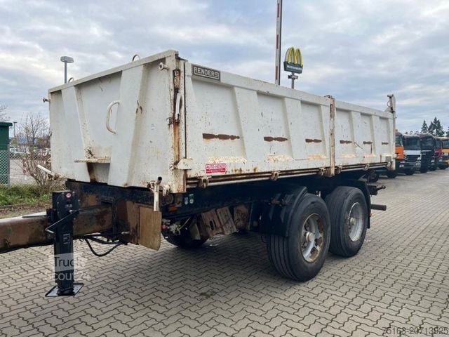 Three-way tipper trailer RENDERS Tandem-3-Seiten-Kipper RMAD 9-9L Kippanhänger