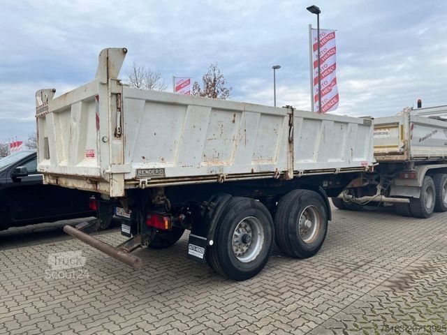 Three-way tipper trailer RENDERS Tandem-3-Seiten-Kipper RMAD 9-9L Kippanhänger