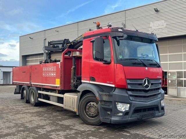 Autokran MERCEDES-BENZ Antos 2542 6x2 Pritsche Kran Palfinger PK 18002.