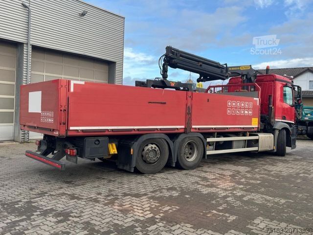 Autokran MERCEDES-BENZ Antos 2542 6x2 Pritsche Kran Palfinger PK 18002.