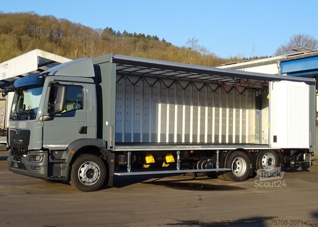 LKW mit Pritsche & Plane MAN 26.320 TGM*8m SafeServer*Lift/Lenk*2,5to LBW*NEU