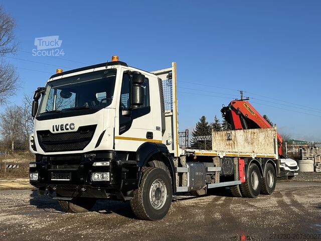 монтиран на камион кран Iveco X-WAY 360 6X4/PALFINGER PK.22002 + FUNK