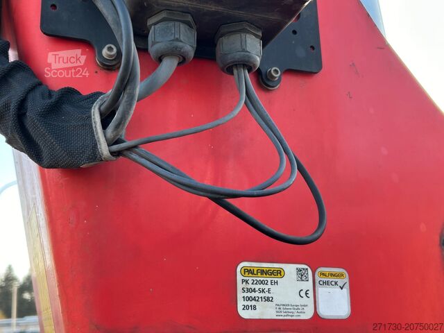монтиран на камион кран Iveco X-WAY 360 6X4/PALFINGER PK.22002 + FUNK