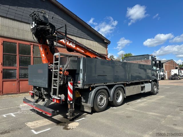Gru montata su autocarro MERCEDES-BENZ Antos 2646 Baustoff Atlas 206.3 Lift/Lenk AHK