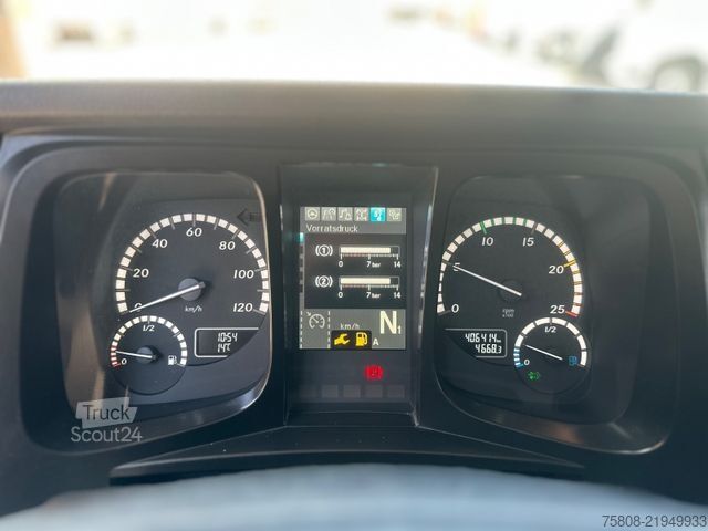 Gru montata su autocarro MERCEDES-BENZ Antos 2646 Baustoff Atlas 206.3 Lift/Lenk AHK