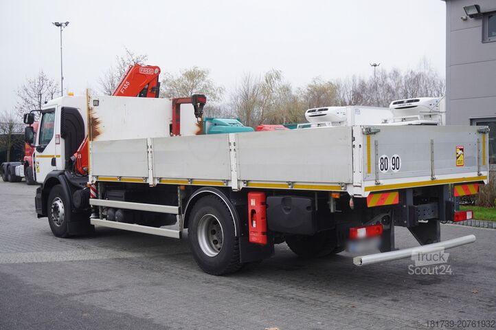 Πλατφόρμα με γερανό Renault C280 DTI 8 / FASSI crane 5.6T / 560 mth