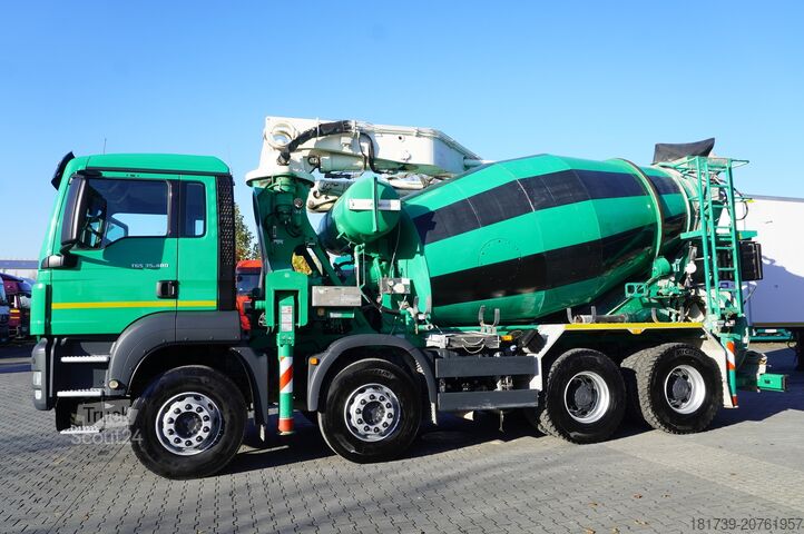 Pompogruszka MAN TGS 35.480 8x4 Concrete Mixer Pump truck
