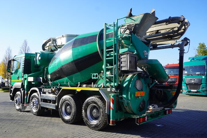 Pompogruszka MAN TGS 35.480 8x4 Concrete Mixer Pump truck