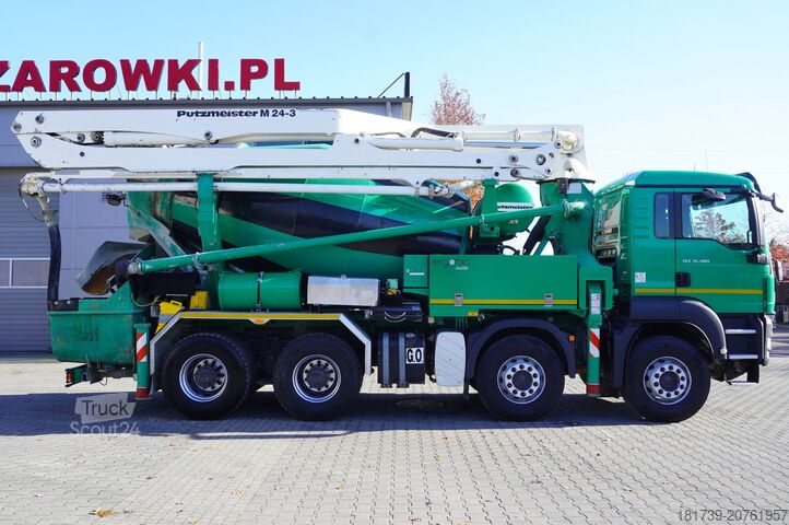 Pompogruszka MAN TGS 35.480 8x4 Concrete Mixer Pump truck