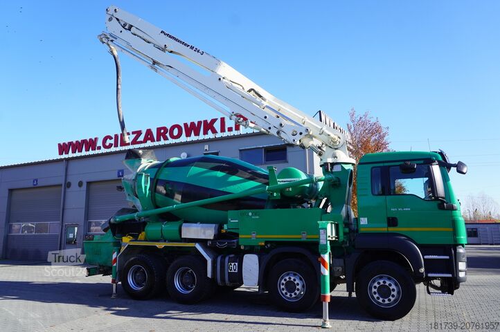 Pompogruszka MAN TGS 35.480 8x4 Concrete Mixer Pump truck