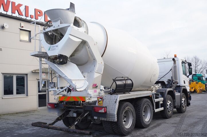 Betoniarka SCANIA P410 XT 8x4 / 80 tho. km!!! / SCHWING
