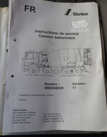 Betoniarka SCANIA P410 XT 8x4 / 80 tho. km!!! / SCHWING