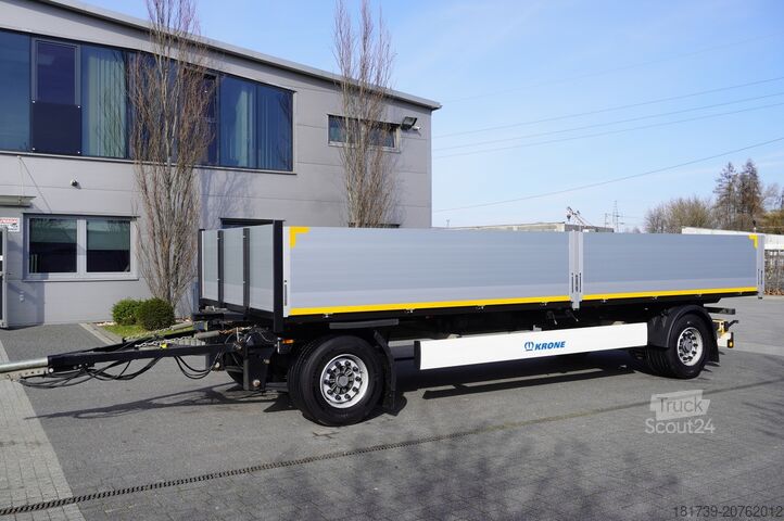 Krone celtniecības piekabe Krone Construction trailer /Flatbed 18 pallets