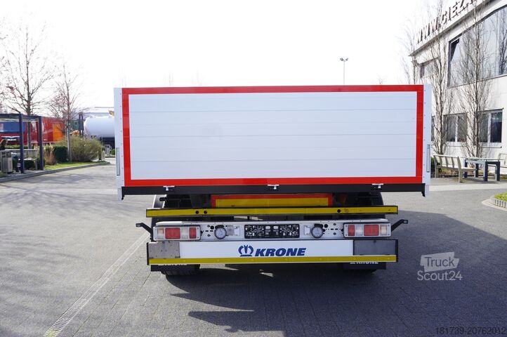 Krone celtniecības piekabe Krone Construction trailer /Flatbed 18 pallets