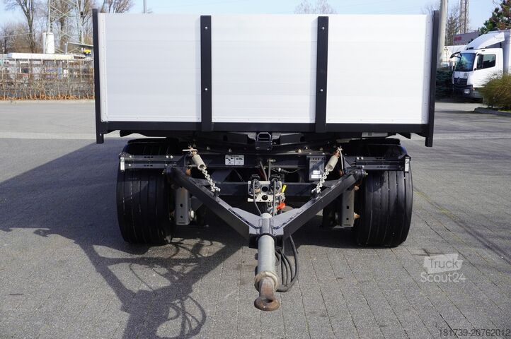 Krone celtniecības piekabe Krone Construction trailer /Flatbed 18 pallets