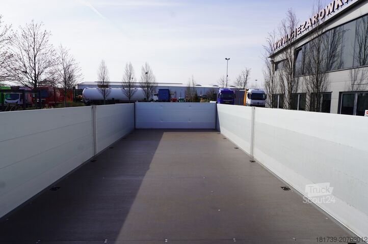 Krone celtniecības piekabe Krone Construction trailer /Flatbed 18 pallets