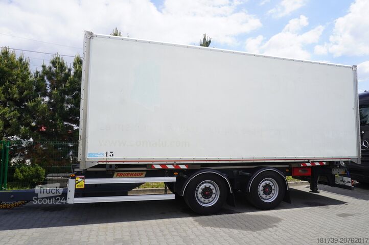 Caurbraucama konteineru piekabe Fruehauf passthrough box trailer 18 EPAL / 2021 /