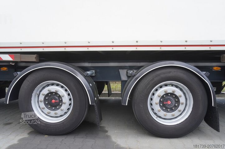 Caurbraucama konteineru piekabe Fruehauf passthrough box trailer 18 EPAL / 2021 /