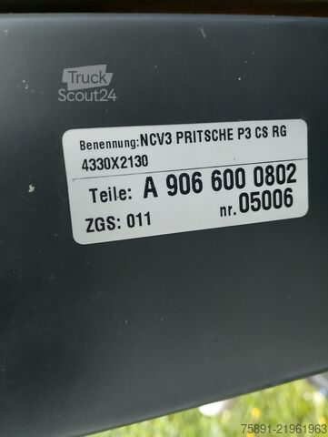 فان بستارة جانبية Renault Master Pritsche Schiebeplane Navi Klima