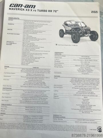 ATV (vehicul off-road) CAN-AM maveric x3 x rc