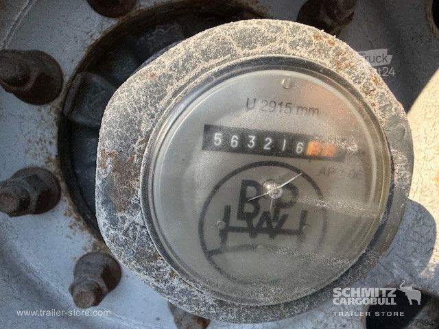 Furgonska polprikolica Groenewegen Trockenfrachtkoffer Standard Ladebordwand