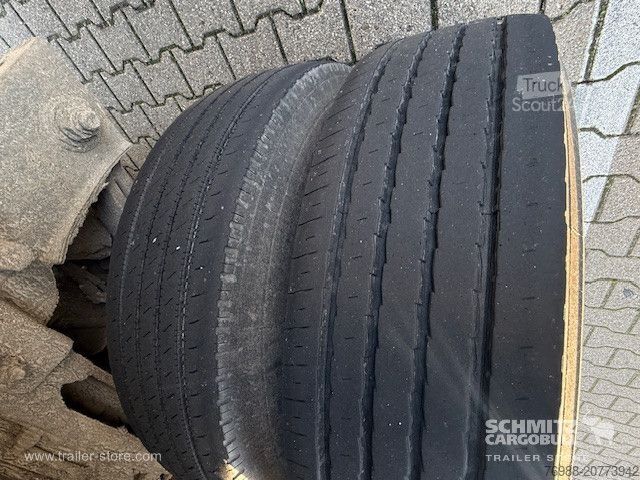 Furgonska polprikolica Groenewegen Trockenfrachtkoffer Standard Ladebordwand