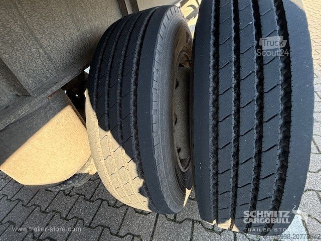 Furgonska polprikolica Groenewegen Trockenfrachtkoffer Standard Ladebordwand