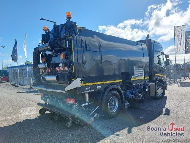 Ielu tīrīšanas mašīna Scania G 500 B4x2NB BROCK Kehrmaschine Hydrostat OMSI HT6