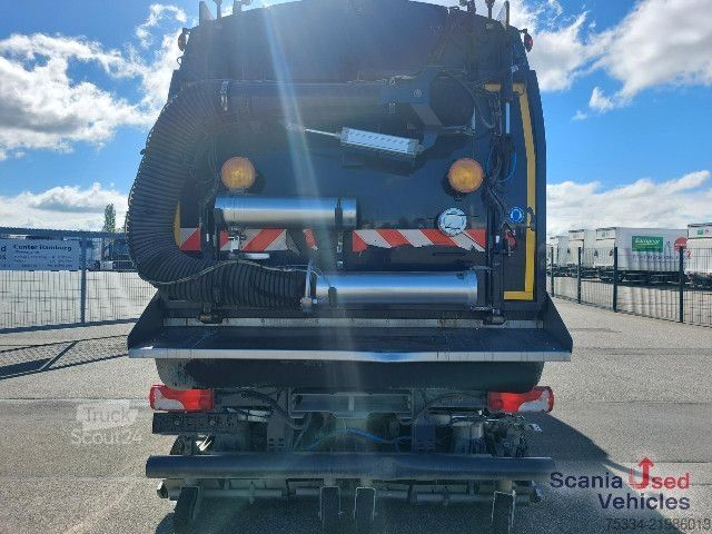 Ielu tīrīšanas mašīna Scania G 500 B4x2NB BROCK Kehrmaschine Hydrostat OMSI HT6