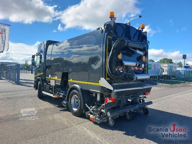 Ielu tīrīšanas mašīna Scania G 500 B4x2NB BROCK Kehrmaschine Hydrostat OMSI HT6