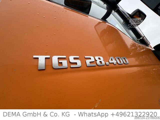 Kravas automašīnai uzstādīts celtnis MAN TGS 28400*6x4*HIAB*Klima*3Seitenkipper*Lenk+Lift