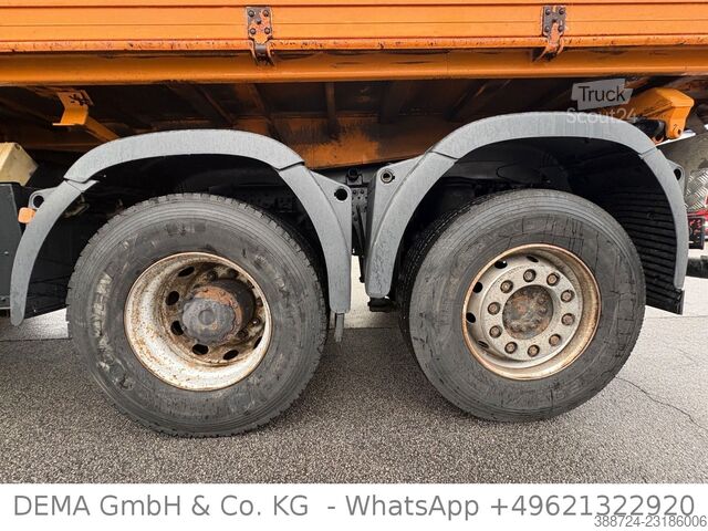 Kravas automašīnai uzstādīts celtnis MAN TGS 28400*6x4*HIAB*Klima*3Seitenkipper*Lenk+Lift