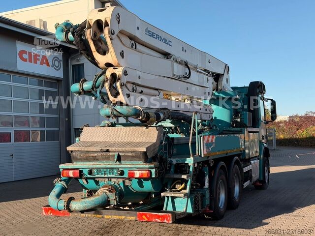 Betonpumpebil MERCEDES-BENZ Arocs 6X4 SERMAC 33M/5 - manual gear