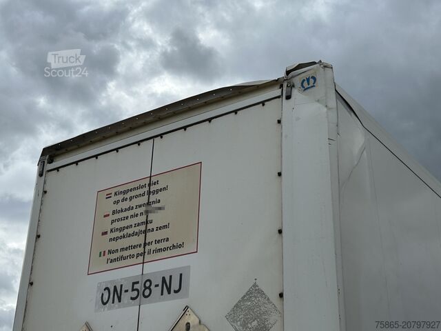 Koffer Krone DryLiner / Box / Front Damage / BPW Drum