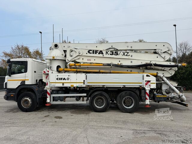 φορτηγό αντλίας σκυροδέματος SCANIA P 114-380