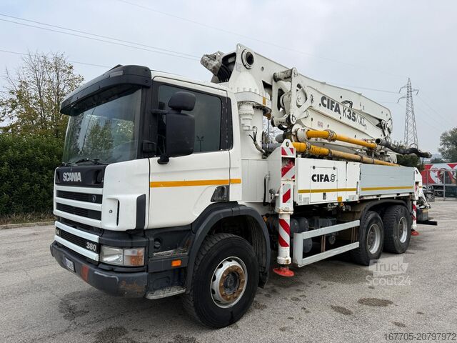 φορτηγό αντλίας σκυροδέματος SCANIA P 114-380