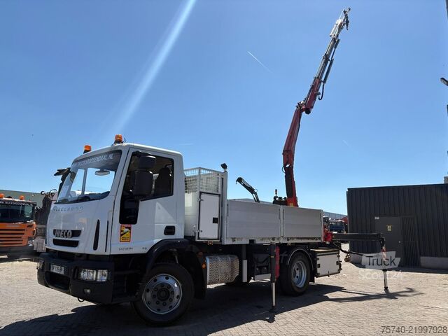 Kraanwagen Iveco Eurocargo 140E21 + FASSI F 95 A 4x extendable +...
