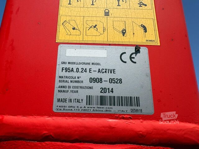 Kraanwagen Iveco Eurocargo 140E21 + FASSI F 95 A 4x extendable +...